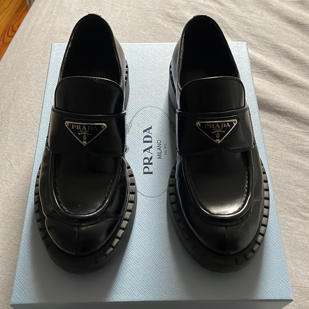 Classic Black Prada Loafers